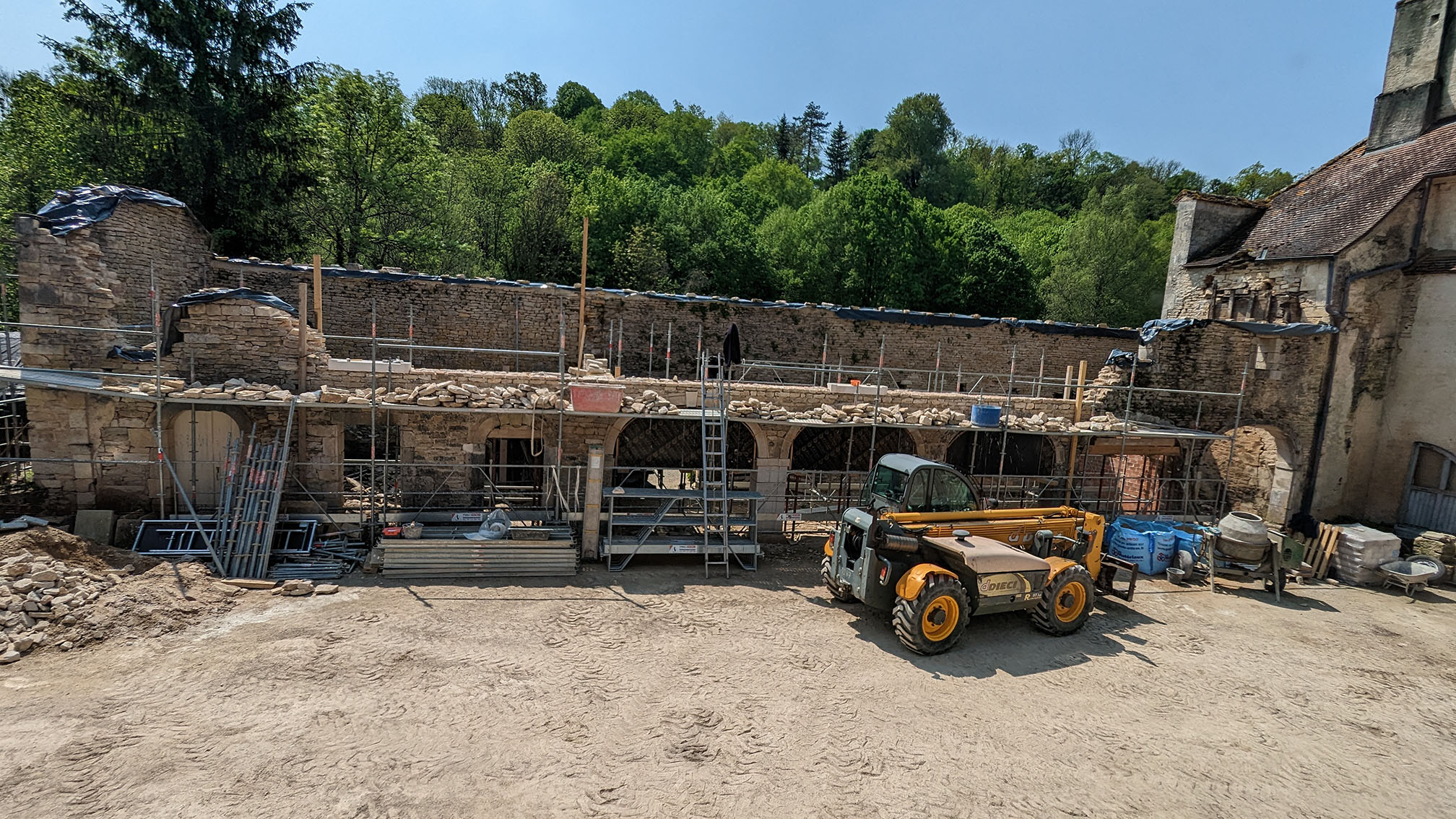 Chantier de restauration